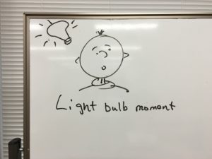 Light-bulb-moment